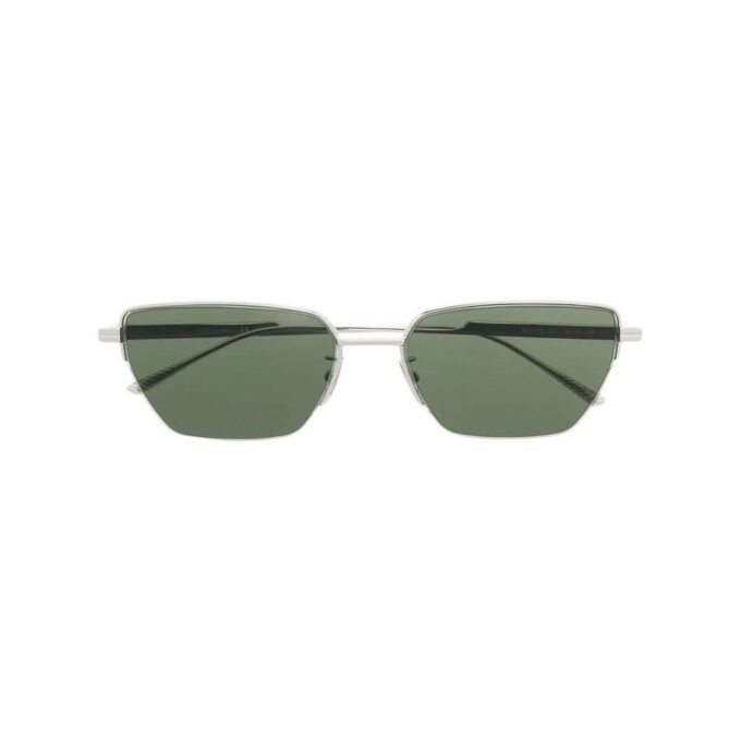 rectangle-frame tinted sunglasses