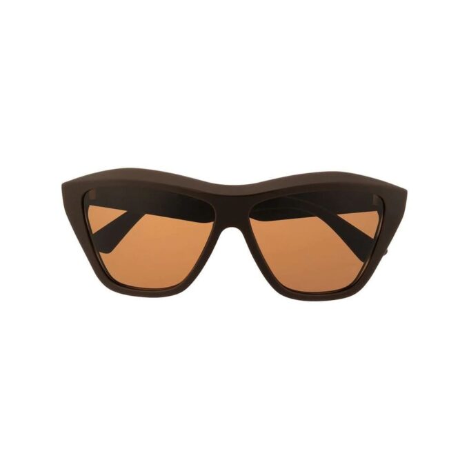 geometric cat-eye frame sunglasses