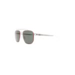 square-frame metal sunglasses
