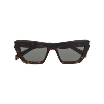 tortoiseshell-effect cat-eye frame sunglasses