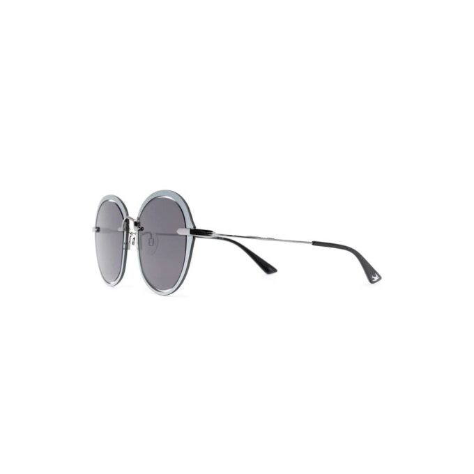 layered round frame sunglasses - Image 2