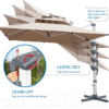 ☀️Summer Clearance💝Solar LED Cantilever Parasol - Image 3