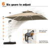 ☀️Summer Clearance💝Solar LED Cantilever Parasol - Image 5