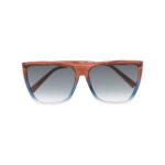 two-tone squared sunglasses