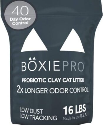 Probiotic Cat Litter 40 Day Natural Odor Control, 16 lb. Clumping Kitten Litter (Clay)、