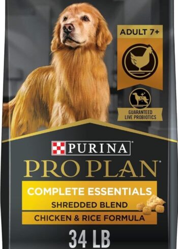 Food With Probiotics for Dogs, Shredded Blend Chicken & Rice Formula - 34 lb. Bag