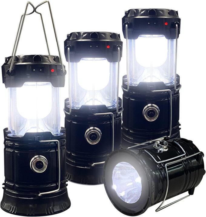 Collapsible Portable Camping Lantern 4-Pack.