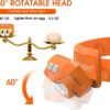Headlamp Flashlight, LED Rechargeable Headlight with White Red Light,Waterproof Motion Sensor Head Lamp forOutdoor Camping Running Fishing - Image 5