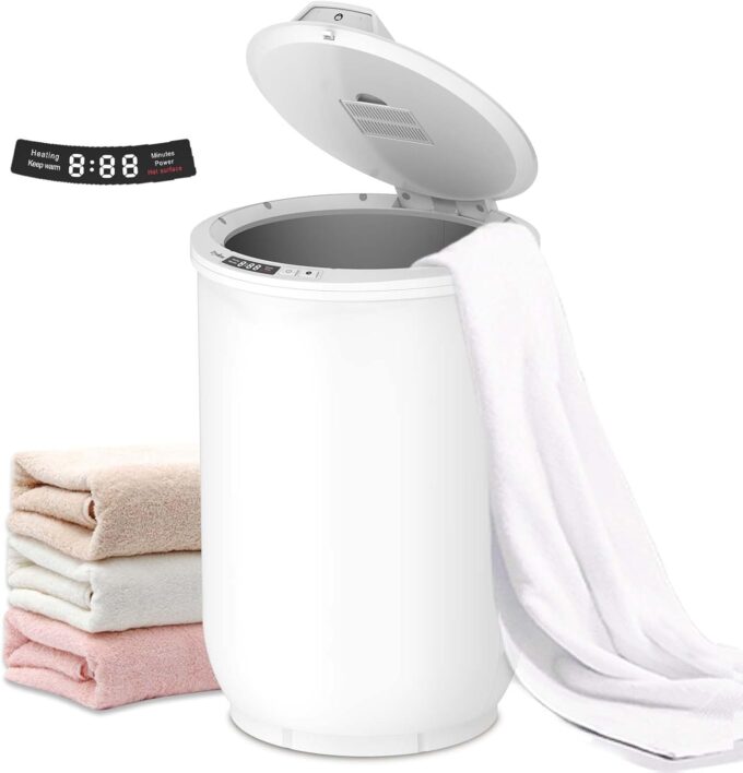 Ultra Large Capacity Towel Warmer Bucket,One-Button Digital Display Control, Safety Lock, Gifts for Him & Her
