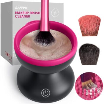 Electric makeup brush cleaning machine