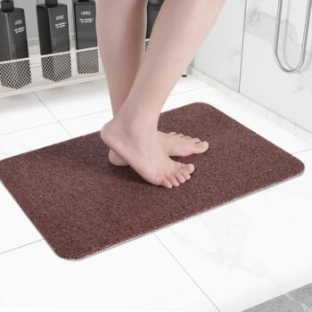 Non-Slip Bathtub Mat, Anti Slip Shower Mat, Fast Drying Bathtub Mats, Foot Scrubber Mat, Anti Slip Mat for Tub, Floor, Bathroom