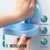 SoapSaver with Powerful Vacuum Suction,Sponge Holder for Shower,Bathroom,Universal Shower Accessories,Drill-Free,Removable,2 Pack - Image 2