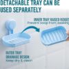 SoapSaver with Powerful Vacuum Suction,Sponge Holder for Shower,Bathroom,Universal Shower Accessories,Drill-Free,Removable,2 Pack - Image 3