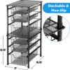 Simple three-layer multi-purpose iron rack - Image 3
